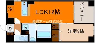 サンクチュアリ御池御前【4階】の間取り