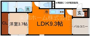 Smart Tree 伏見【1階】の間取り