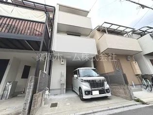 京都府京都市中京区聚楽廻中町【一戸建】の外観