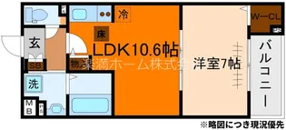 メゾンドエフ【1階】の間取り