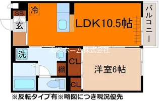 インテグラルフラッツ【2階】の間取り