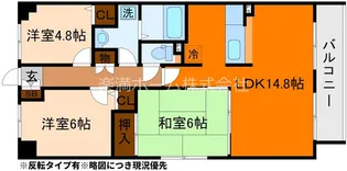 ディエトロ北山【202号室】の間取り