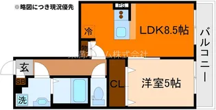 ARCA嵯峨嵐山【309号室】の間取り