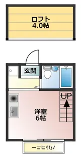 ダグラス中原【1階】の間取り
