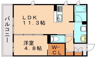 シャノアールC【102号室】の間取り