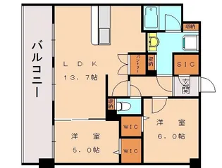 Diosa東郷駅前【402号室】の間取り