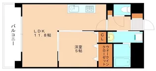 レヴァンテ【201号室】の間取り