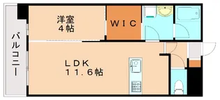 プログレス赤間駅前【602号室】の間取り