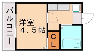 ジュネスシティ駅前【8階】の間取り