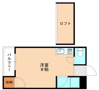 有吉コーポ【201号室】の間取り