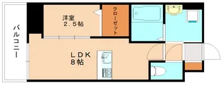 Daisy・Caldo【6階】の間取り