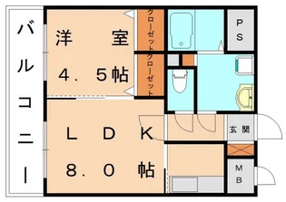 エルグランディ【603号室】の間取り