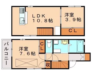 SOLANA【7号室】の間取り