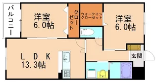 プレステージコオリナⅠ【4階】の間取り