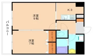 リバティM【3階】の間取り