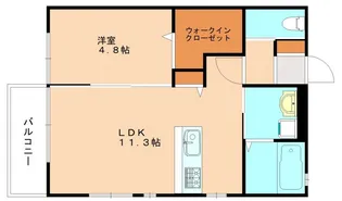 コージーハウス【201号室】の間取り