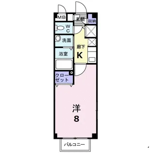 アルカンシエル【2階】の間取り