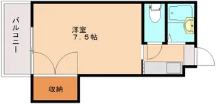 パステル室見【2階】の間取り