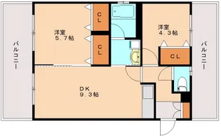 福岡県福岡市西区今宿東1丁目【マンション】の間取り