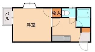 フォルム西新【303号室】の間取り