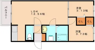 モアナ小戸公園【101号室】の間取り