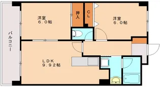 ジュネス横浜2【102号室】の間取り
