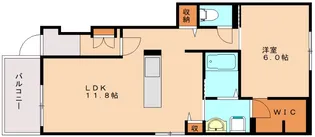 福岡県糸島市有田中央2丁目【アパート】の間取り