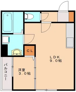 福岡県福岡市西区大字千里【アパート】の間取り