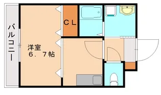 ル・ルージュ横浜【2階】の間取り