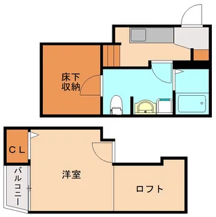 ロザリオカーサ5【1階】の間取り