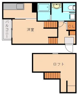 ハーモニーテラス壱岐団地【1階】の間取り
