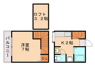 福岡県福岡市西区愛宕南1丁目【アパート】の間取り