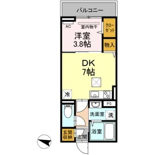 福岡県糸島市前原南2丁目【アパート】の間取り