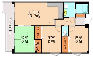 福岡県福岡市西区今宿東2丁目【マンション】の間取り