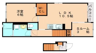 福岡県福岡市早良区田村7丁目【アパート】の間取り