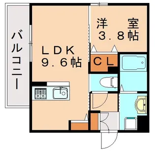 フェリス横浜【2階】の間取り
