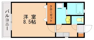 福岡県福岡市西区福重3丁目【アパート】の間取り