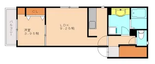 ラシックランテ前原東【2階】の間取り
