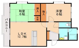 福岡県福岡市西区石丸3丁目【マンション】の間取り