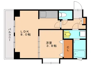 ベリーノ藤崎南【2階】の間取り
