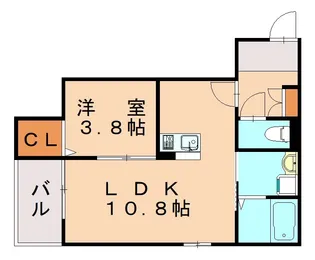 福岡県福岡市早良区次郎丸3丁目【アパート】の間取り
