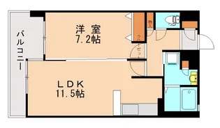 福岡県福岡市西区富士見2丁目【マンション】の間取り