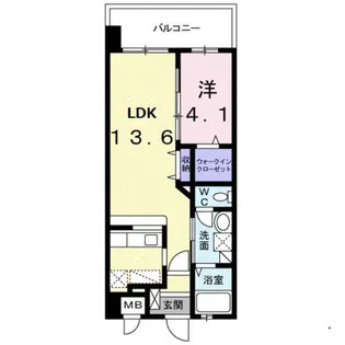レイ・クレスト【2階】の間取り