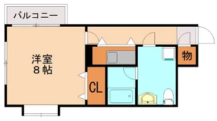 パルム高取【4階】の間取り