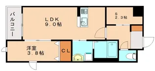 LIFEFIELD伊都【5階】の間取り