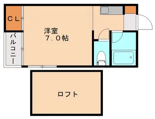 アスティ室見【202号室】の間取り