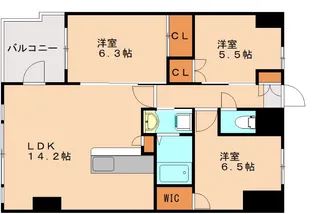 S-RESIDENCE伊都Attirant【8階】の間取り