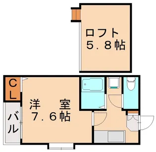 ポラリス下山門Ⅴ【203号室】の間取り