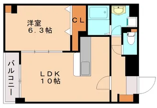 エルシエロ【303号室】の間取り