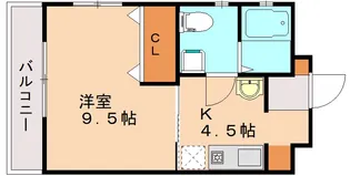 スリーアイランド今宿【3階】の間取り